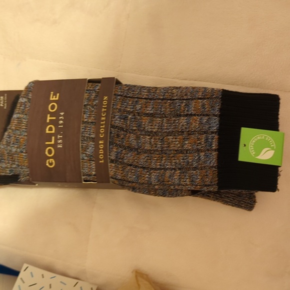 Gold Toe Underwear & Socks Mens Gold Toe Lodge Collection 2 Pairs